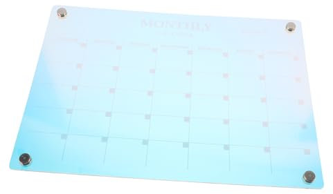 Ciieeo Magnetische Kühlschranktafel Mit Marker Trocken Abwischbarer Kalender Für Kühlschrank Wiederverwendbarer Planer Farbige Trocken Abwischbare Kühlschranktafel Termintafel