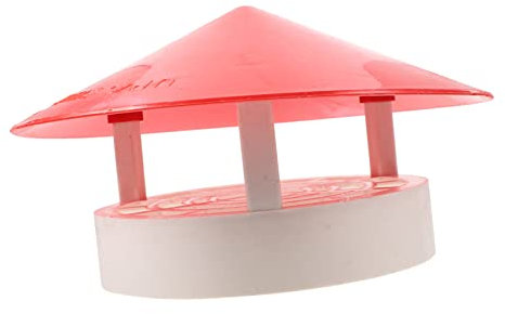 MAGICLULU Pvc Schornstein Regenkappe 110-160mm mit Regenschutz und Vogelschutz für Dachlüftungen Robust und Bruchsicher für Flachdach Dachdurchführungen