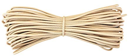 Round Elastic Cord - 2 mm Diameter - Cream/Beige - 5 metres