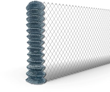 Italfence - Maschendraht-Geflecht, verzinkt, 25m (verschiedene Höhen) [Ø1,80mm, 125cm]