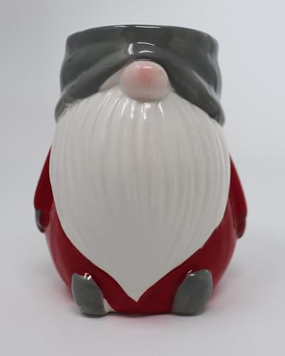 Wichtel Weihnachtstasse | handbemalte 3D Keramik Tasse | Für Weihnachten, Nikolaus, Adventskalender, Wichteln | Weihnachtliche Deko, Weihnachtsdeko | Christmas Kaffeetasse 300 ml (Wichtel)