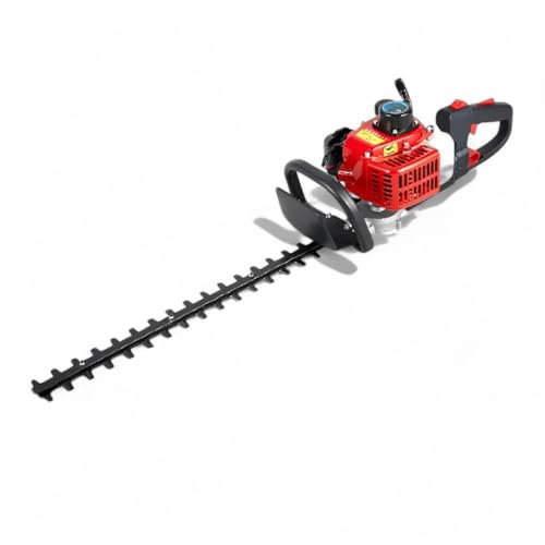 Briconess.com Tagliasiepi a Scoppio CC 22.5 con Lama 60 cm e Taglio 35 mm Motore 2 Tempi Sistema antivibrante per Taglio preciso