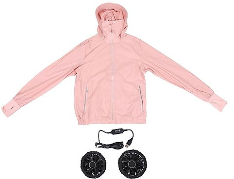 RiToEasysports Vêtements Climatisés, Veste de Climatisation à Double Ventilateur, Refroidissement de L'air Intelligent, Veste de Ventilateur de Refroidissement d'été, Vêtements de Protection