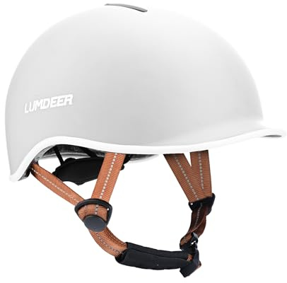 LUMDEER Adult Bike Helmet Bicycle Helmet Women,E-bike Urban Helmet for Road Biking with Adjustable Dial,Retro Commuter Cycling Helmet,Safety Certified EN1078