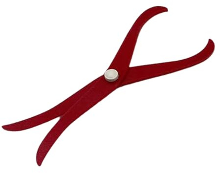 Bent Leg Acrylic Caliper 8Inches Length Clay Pottery Measuring Caliper Tool For Clay Sculpture Carving Shaping Modeling