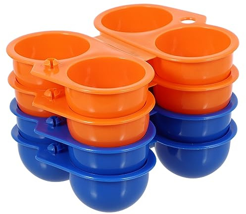 DIYEAH 4pièces Boîte à Œufs de Rangement Portable pour Camping Pique- et Voyage Conteneur de Conservation pour Œufs