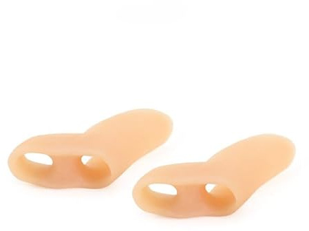 Awlve Orthopulse ToeGuard Orthopädische Zehenspreizer, Hammerzehenpolster, Zehenschutz Schneiderballen Kleiner Zeh (Beige,1 Artikel)