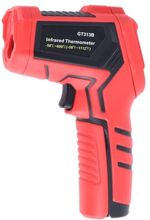 Saluaqui Handheld Heat Temperature Gun with High Accuracy Infrared Functionality, Wide Range from -58°F to 1112°F, Made with Sturdy ABS Material for Industrial and Home Use