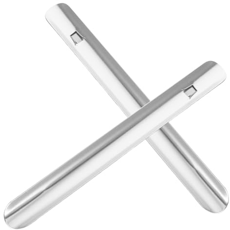 BIUDECO 2 Piezas Barredor de de Acero Inoxidable Raspador Portátil para Mesa Herramienta de Limpieza para Restaurantes Cafeterías y Hogares