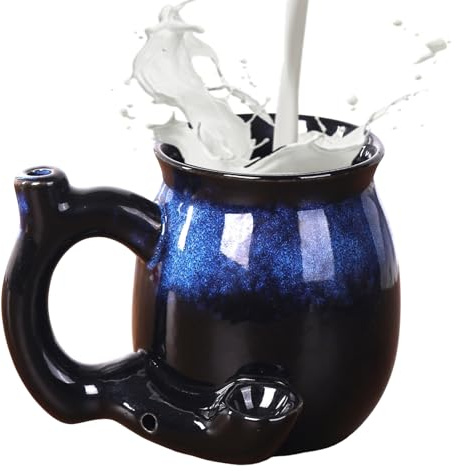 Générique Resemugg, kulinarisk servis 380 ml lämplig för mikrovågsugn, keramisk temugg | för kalla drycker, mjölk, kaffe, cocktail, present dam