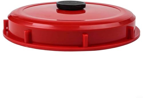 IBC Tankdeckel für Wasserspeichertanks | Automatisches Entlüftungsventil | Staub- und Regenschutz | PE-Kunststoff | DN150 (162 mm) / DN225 (245 mm) (C)
