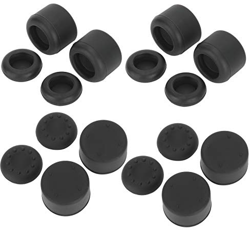 BONKZEBU Kit Cappuccio Joystick in Silicone di Alta qualità per Controller, Copertura per Impugnatura per Pollice Resistente All'usura, Facile da Installare, Cappucci per Pulsanti da 4 Pezzi,