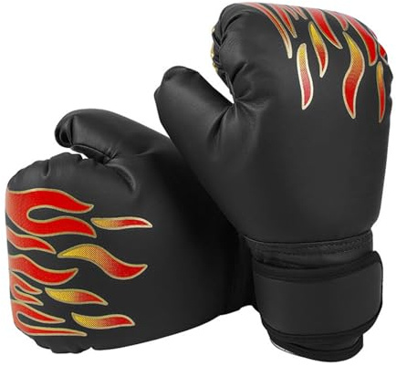 Guantes de boxeo tailandeses - Diseño de medio dedo | Sacos de boxeo Equipo de entrenamiento para hombres mujeres niños | Guantes deportivos de combate - Entrenamiento de artes marciales de fitness