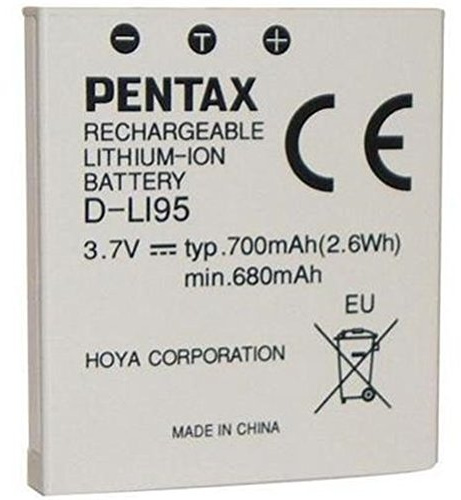Pentax Batterie rechargeable Li-ion D-LI95 pour Appareil photo