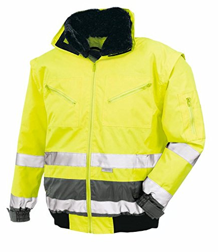 teXXor Pilot Chaqueta de protección de advertencia Vancouver impermeable, resistente al viento chaqueta de trabajo amarillo señal XXXXL