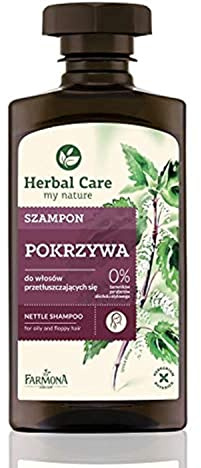 Herbal Care Ortie Shampooing pour cheveux gras et disquette Farmona'