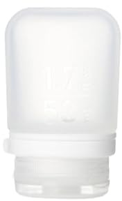 humangear GoToob+ Petite bouteille de voyage avec bouchon de verrouillage 53 ml Transparent Taille S 53 ml