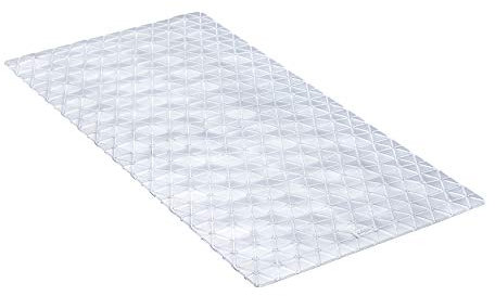 TATAY Diamond - Alfombra Antideslizante para Ducha o bañera, 72 x 36, translúcida