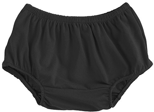 FYMNSI Infant Baby Boys Girls Bloomers Unisex Diaper Cover PP Pants Elastic Waist Solid Colour Striped Polka Dots Print Cotton Shorts Casual Birthday Party Cake Smash Photo Props 3-24M Black