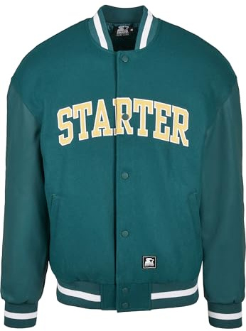 STARTER BLACK LABEL Herren Starter Team Jacket Retro Green, XL