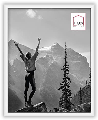 HAES DECO - Fotorahmen/Bilderrahmen aus Kunststoff Easy Frame weiß 20x25 cm - EF12W