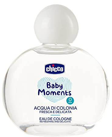 Chicco Acqua Di Colonia Baby Moments, Acqua Rinfrescante e Delicata Per Bambini, Delicata Fragranza con Ingredienti di Origine Naturale, 0 Mesi+,100 ml
