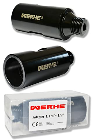 WERHE® Adapter 1 1/4 UNC to R 1/2 Sleeve for Core Drill and Concrete Hole Saws