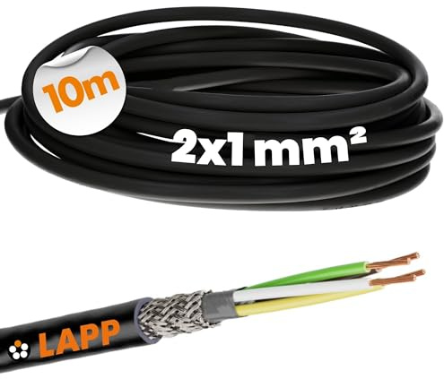 Lapp 1030540 LiYCY Cavo di Controllo Schermato 2x1 mmq - Cavo Dati 10 m