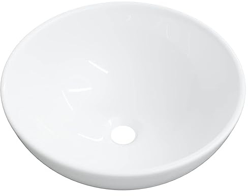 vidaXL Lavandino Bianco 28x28x10 cm in Ceramica