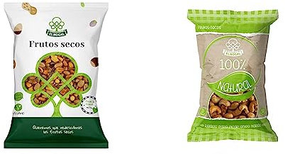 EL NOGAL Frutos Secos Cóctel de Frutos Secos Variados Bolsa, 1000 G & El Nogal Frutos Secos Anacardo Crudo, 100% Naturales Bolsa, 130 G