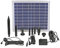 CLGarden Solar Teichpumpe NASP4 mit Akku LED Beleuchtung Pumpe für Gartenteich 500 l/h Solarpumpe 12V