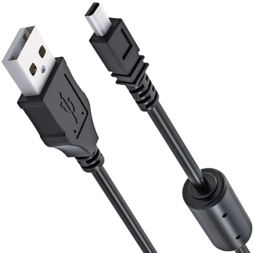 Toxaoii Cavo USB UC-E6 UC-E16 UC-E17 Cavo dati compatibile con Nikon D5500 D5300 D5200 D5100 D5000 D3200 D3300 D750 D7200 D7100 Nikon CoolPix S3300 BB 5. Fotocamera 00 P500510 P520 P500