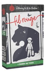 Fil Rouge L'Ombre du Tigre, narratif coopératif, 2-4 joueurs 10+