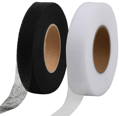 Dokeno Saumband zum Aufbügeln 64 Meter Klebeband zum Aufbügeln Breite 20mm Saumbänder zum Aufbügeln Waschfest Nahtband Bügelband Saumband zum Spleißen von Stoffen Hosen Vorhänge Kleidung Basteln Jeans