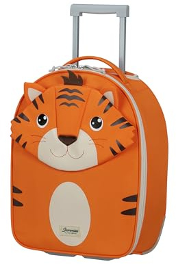 Samsonite Happy Sammies Eco - Upright XS Kindergepäck, 45 cm, 23 L, Orange (Tiger Toby)