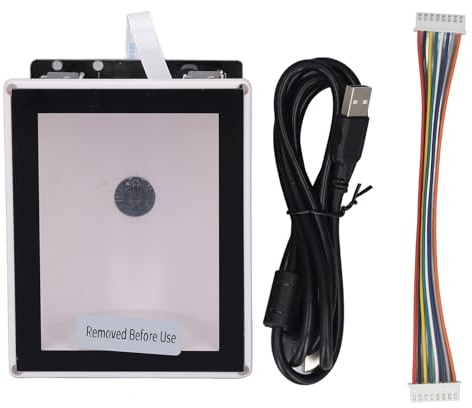 BORDSTRACT Lettore di codici a barre integrato per codici QR, modulo di scansione di codici QR 1D 2D Interfaccia USB Rilevamento automatico