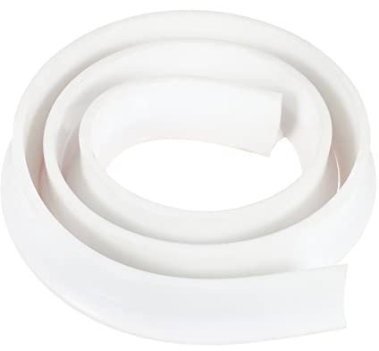 DOITOOL Silikon Wasserrückhaltestreifen Arbeitsplatte 1,5x3cm Selbstklebend Weiß Für Bad Und Küche