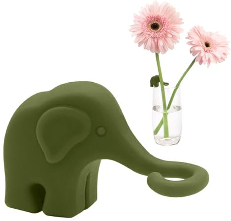 Yplkm Propagation Buddy Pflanze Stütze Elefant, Pflanzenschneidhalter Elefant, Nette Elefantenpflanze -Unterstützung für Sprossen, Dekorative Kumpelfreunde für Zimmerpflanzenverteilungsstationen oder