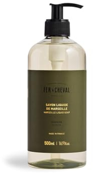 Fer à Cheval Savon Liquide de Marseille Verveine 500 ml 98% d'Ingrédients d'Origine Naturelle