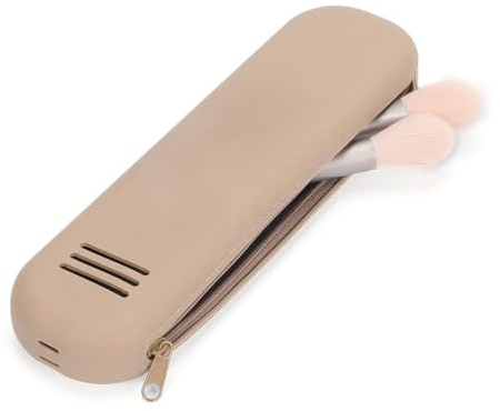 Make up Pinsel Aufbewahrung Travel Essentials Make Up Tasche Silikon, Make Up Pinsel Aufbewahrung, Leicht zu Reinigen, Weich und Tragbar, für Reisen