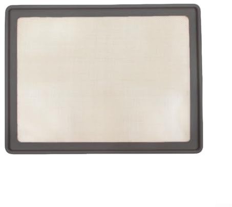 Tapis de cuisson anti-adhésif en silicone avec cadre en métal pour plaque de four, doublure en feuille résistante à la chaleur, convient pour diverses applications de cuisson et nettoyage facile (noir
