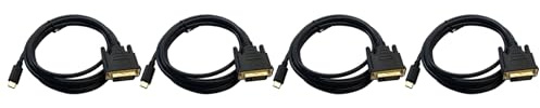 ISTOVO 4X Cable USB Tipo C una DVI Adaptador USB Tipo C una DVI 24 + 1 4K 30Hz (6 Pies / 1,8M) para 3 para Pro 2017/2016