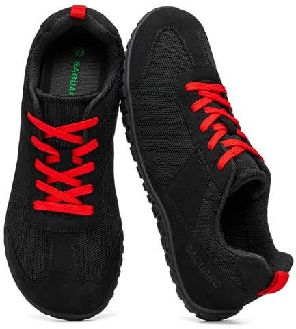 SAGUARO Zapatillas Barefoot Hombre Calzado Minimalistas con Puntera Ancha para Uso Diario, Talla 39-48