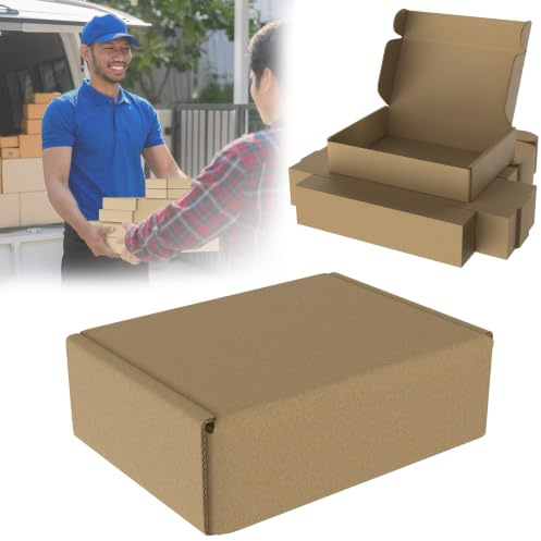Froadp fraktkartong 15 x 10 x 4 cm maxibrev kartong för frakt 60 stycken