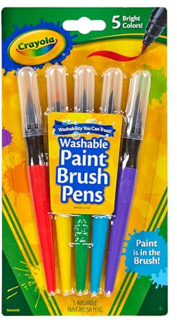 Crayola 5 Paint Brush Pens