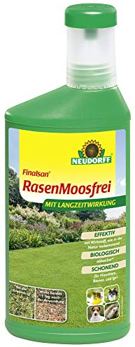 Neudorff Finalsan RasenMoosfrei – Rasenmoosvernichter mit Sofort- und monatelanger Dauerwirkung bekämpft effektiv und schonend Moos im Rasen, 500 ml