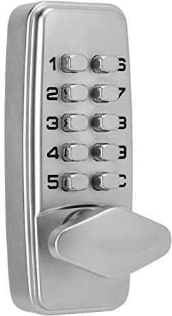 Cerradura con Código de Seguridad,Cerradura con Código Mecánico Cerradura con Contraseña Cerradura con Código de Dígitos para Puertas Interiores Y Exteriores
