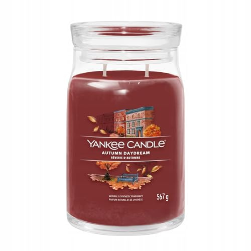 Yankee Candle, Autumn Daydream Large Jar, Eucalyptus Woods Scent, 60-90 hours burn time