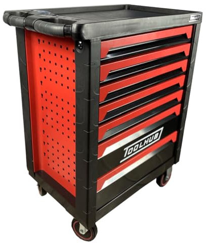 Genérico Chariot à outils professionnel de 7 tiroirs avec 205 pièces incluses.