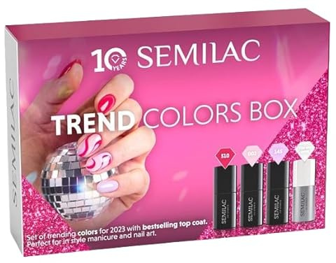 Semilac Trend Colors Box Nagellack UV Set